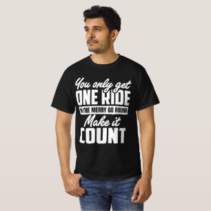 Njut endast av livets Bra Vibes T Shirt