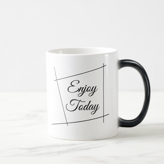 Njut idag av positivt tänkande om kaffe Mugg (Höger)