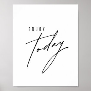 njut idag. Poster och skriva ut