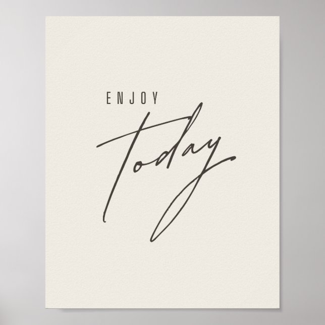 njut idag. Poster och skriva ut (Framsidan)