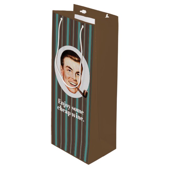 Njut lite billigt vin. (Framsidan Vinklad)