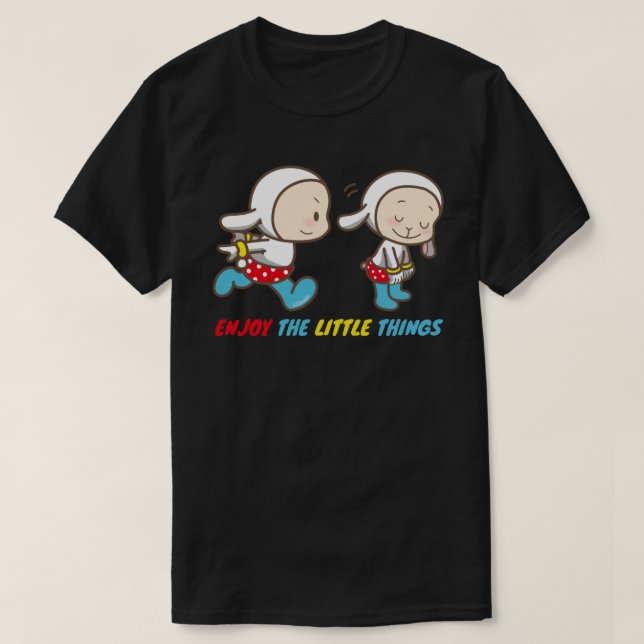 NJUT LITTLE SAK söt rolig motivation T Shirt (Design framsida)