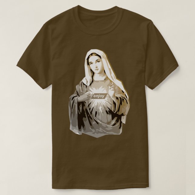 Njut Mary GULD T Shirt (Design framsida)