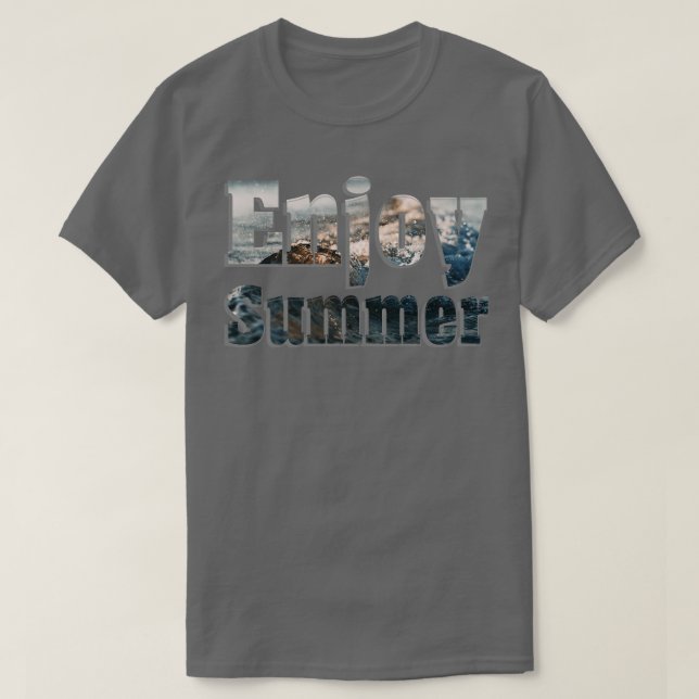 Njut sommar t shirt (Design framsida)