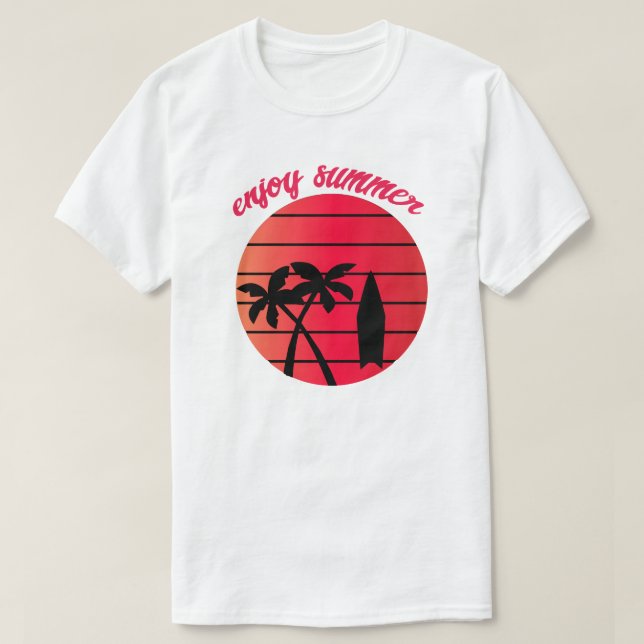 njuta av sommaren t shirt (Design framsida)
