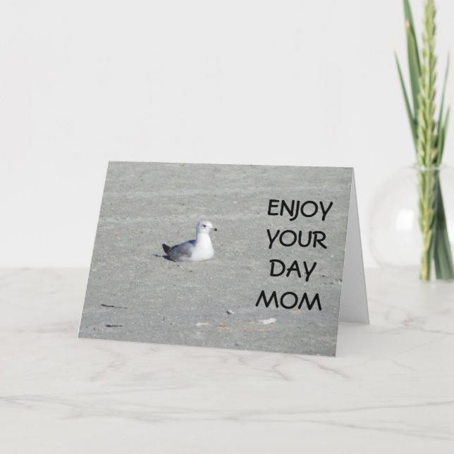 NJUTA DAGEN MAMMA - MOR DAG KORT (Framsida)