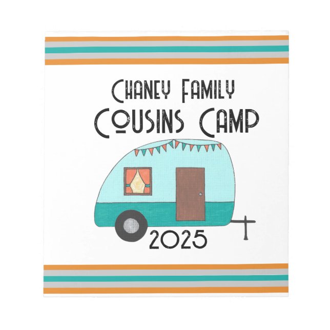 Njutning av kasernlägret i Journey Cousins Anteckningsblock (Framsida)