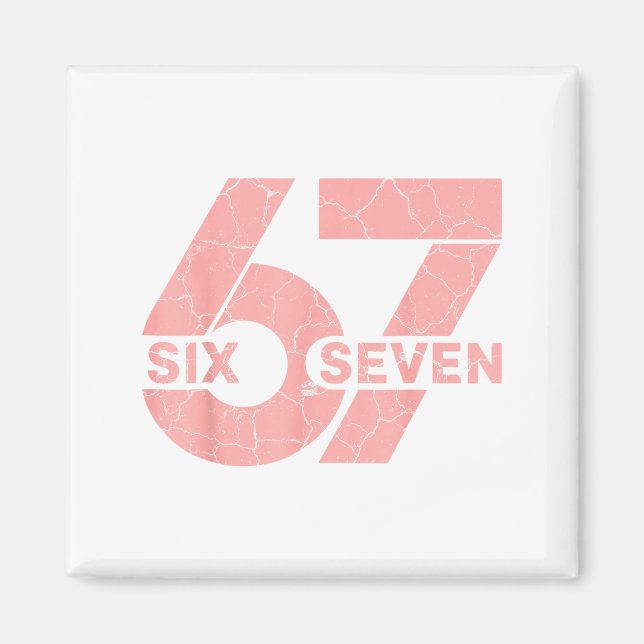 Nk And White Number 67 Jersey Player Uniform #67 F Magnet (Framsidan)