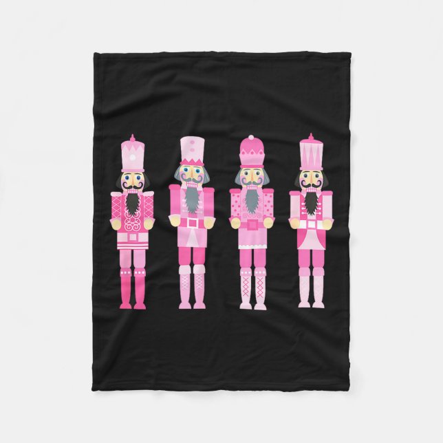 Nk Christmas Nutcracker Squad Ballet Dance Matchin Fleecefilt (Framsidan)