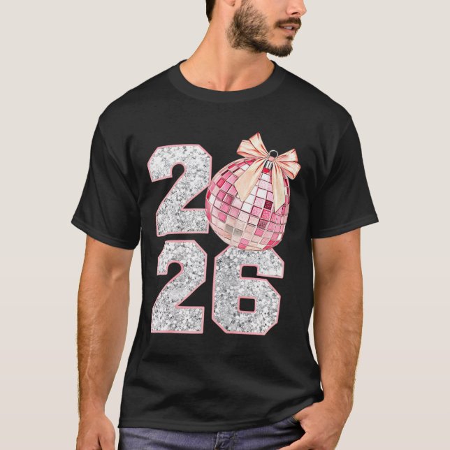Nk Coquette 2026 New Year Shirt _ Aesthetic Holida T Shirt (Framsida)