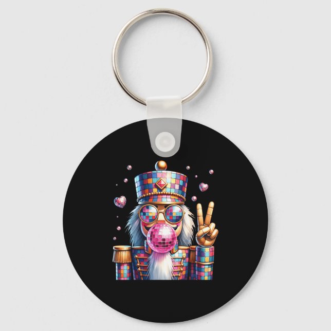 Nk Disco Nutcracker Bubblegum Christmas For Men Wo Nyckelring (Framsida)