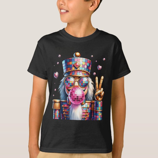 Nk Disco Nutcracker Bubblegum Christmas For Men Wo T Shirt (Framsida)