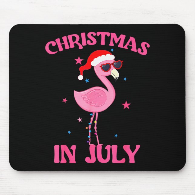 Nk Flamingo In Santa Hat Christmas In July Girl  Musmatta (Framsidan)