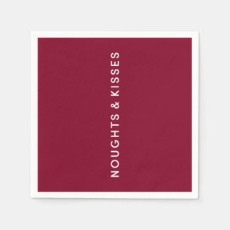 NK Logo on Small Cocktail Napkin Pappersservett