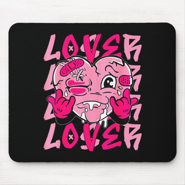 Nk Loser Lover Nk Drip Heart Matching Tee For Men  Musmatta (Framsidan)