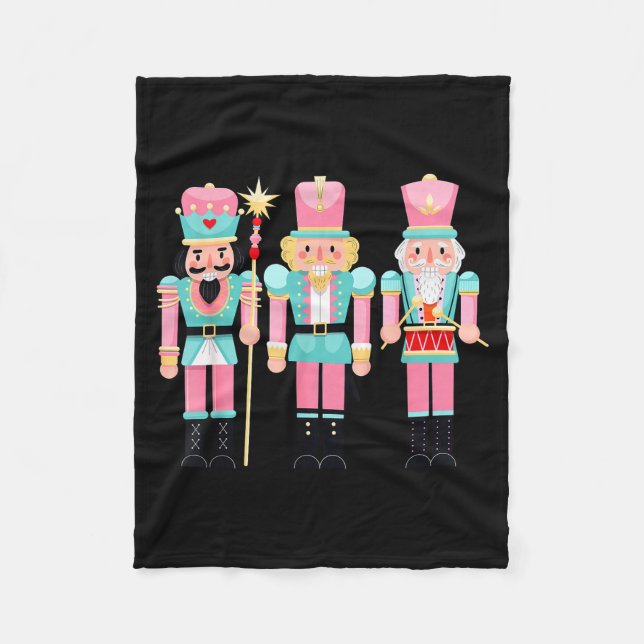 Nk Nutcracker Squad Xmas Nk Christmas Pajamas Wome Fleecefilt (Framsidan)