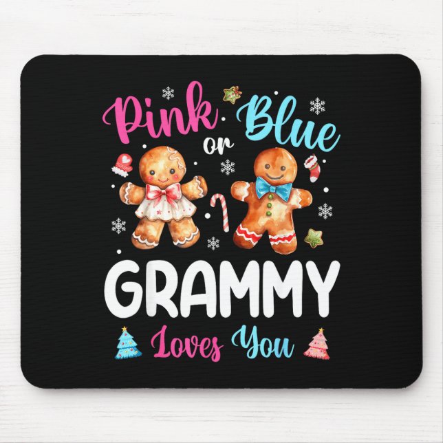 Nk Or Blue Grammy Loves You Gender Reveal Christma Musmatta (Framsidan)