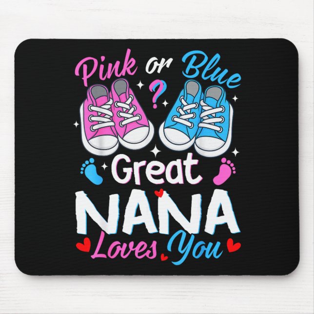 Nk Or Blue Great Nana Loves You Gender Reveal  Musmatta (Framsidan)