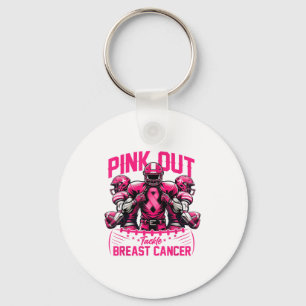 Nk out-match-bröstcancermedvetandet American Foo Nyckelring