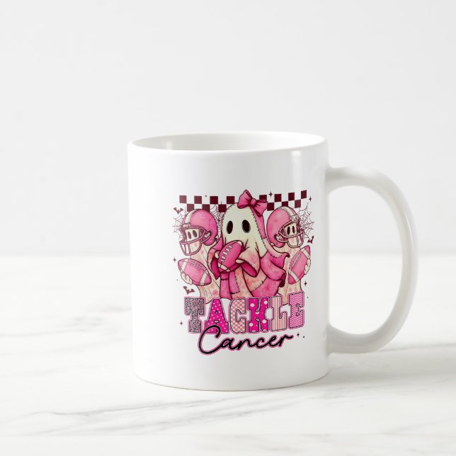 Nk Out Tackle Breast Cancer Awareness Football Gho Kaffemugg (Höger)