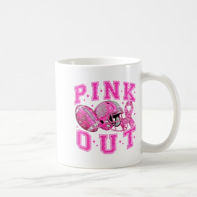 Nk Out Tackle Breast Cancer Awareness Football Nk  Kaffemugg (Höger)