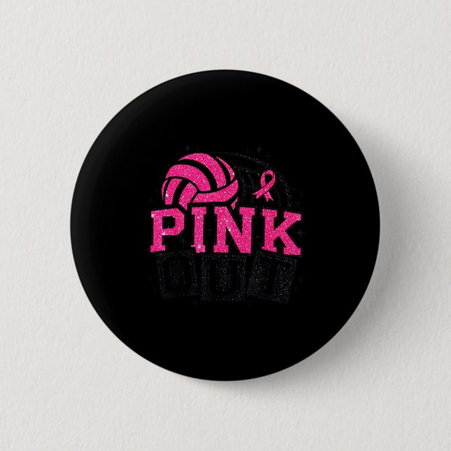 Nk Out Volleyball Breast Cancer Awareness Suprt Ri Knapp (Framsida)