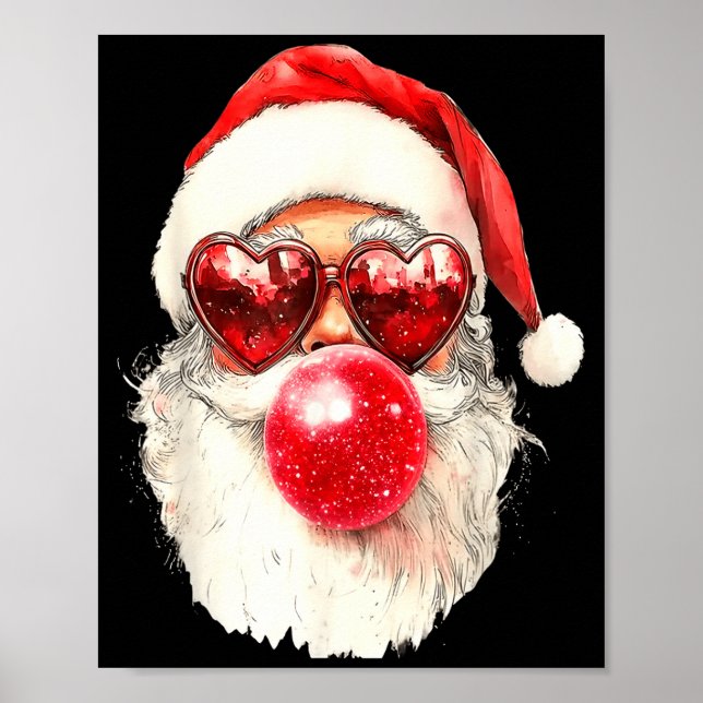 Nk Santa Christmas Bubble Gum Nk Sungles  Poster (Framsidan)
