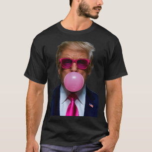 Nk Solglasögon Roliga Donald Trump Nk Bubble Gum 2 T Shirt