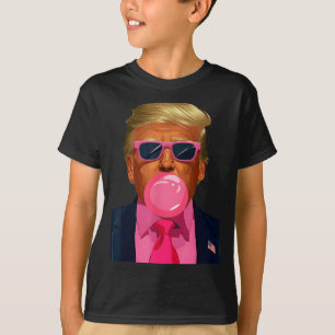 Nk Sungles Trump Bubble Gum 2024 Rösta President F T Shirt