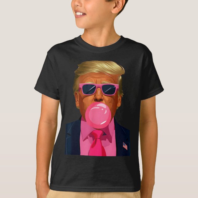 Nk Sungles Trump Bubble Gum 2024 Vote President Fu T Shirt (Framsida)