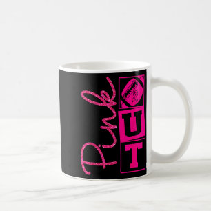 Nk Ut Bröstcancer Medvetenhet Fotboll Srts Män C Kaffemugg