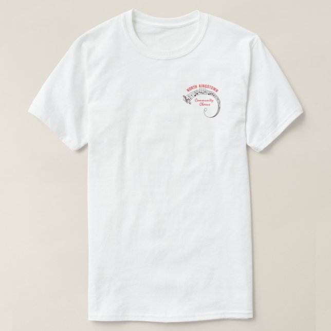 NKCC White T-Shirt (Design framsida)