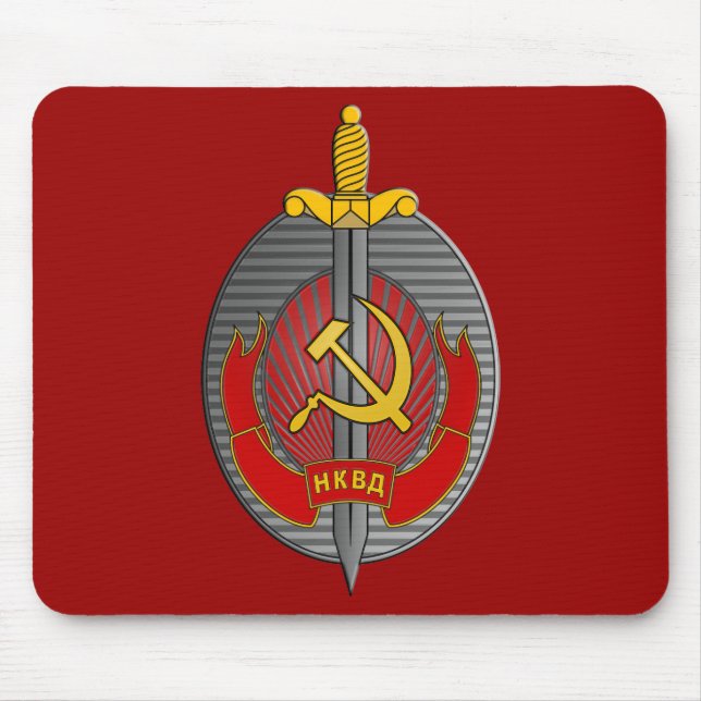 NKVD-emblemmousepad Musmatta (Framsidan)
