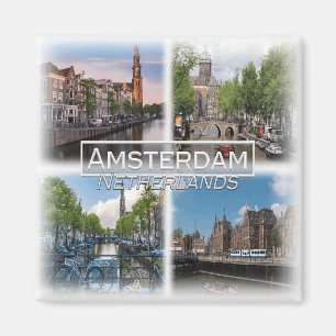 NL0029 Europa, Nederländerna, Amsterdam, kylskåp Magnet