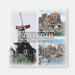 NL0035 Europa, Nederländerna, Volendam, kylskåp Magnet
