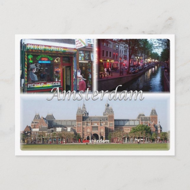 NL Holland - Amsterdam - Vykort (Framsida)