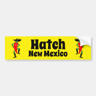 Nm-Chilipeppar kläcker nytt - den mexico Bildekal