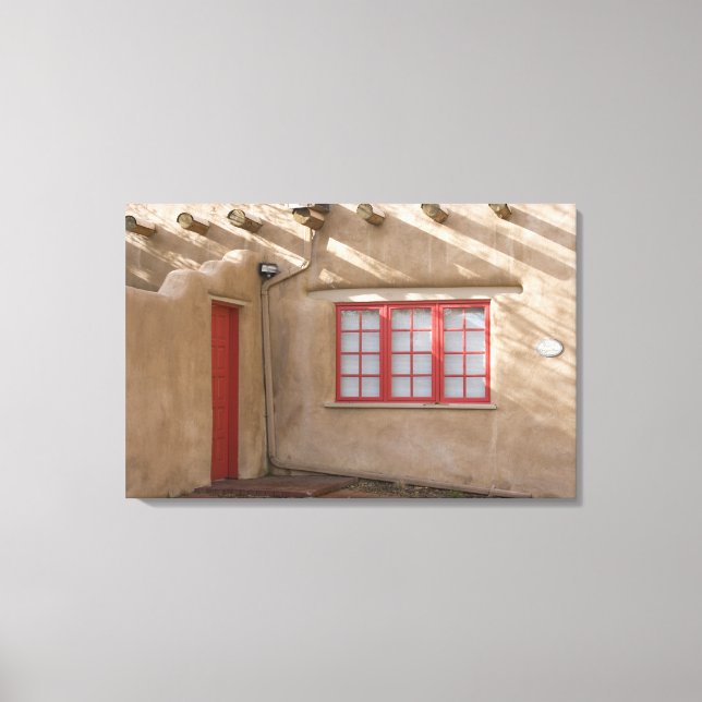 NM, New mexico, Santa Fe, Canyon Road, legendarisk Canvastryck (Framsida)