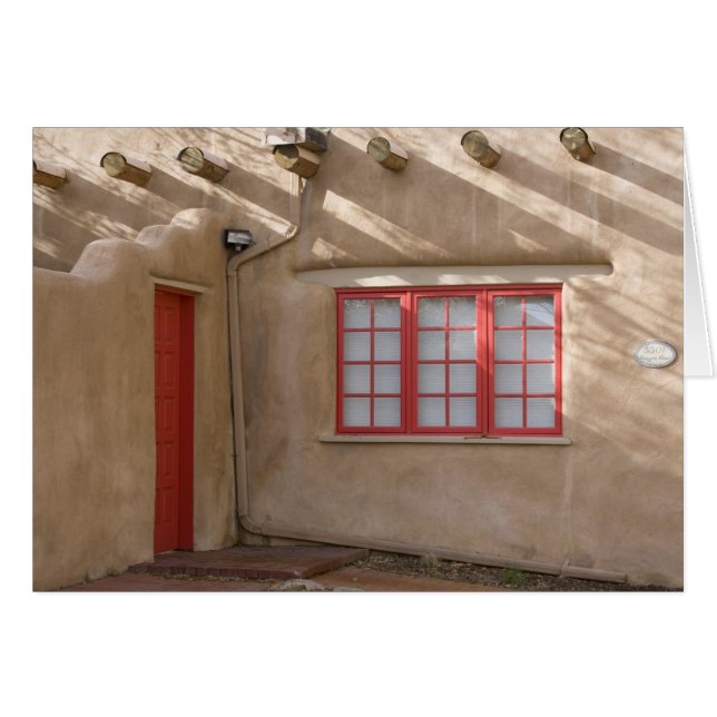 NM, New mexico, Santa Fe, Canyon Road, legendarisk Hälsningskort (Framsidan Horizontal)