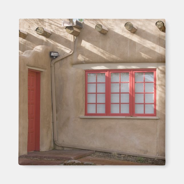 NM, New mexico, Santa Fe, Canyon Road, legendarisk Magnet (Framsidan)