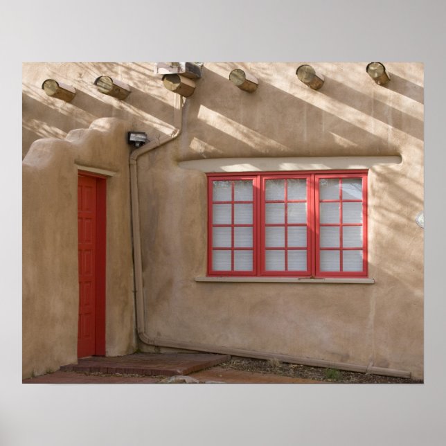 NM, New mexico, Santa Fe, Canyon Road, legendarisk Poster (Framsidan)