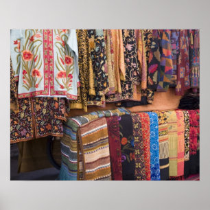 NM, New mexico, Santa Fe, Navajo-kläder Poster