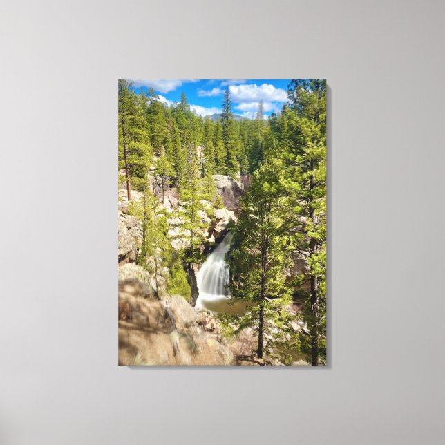 NM-vattendrag Canvastryck (Framsida)