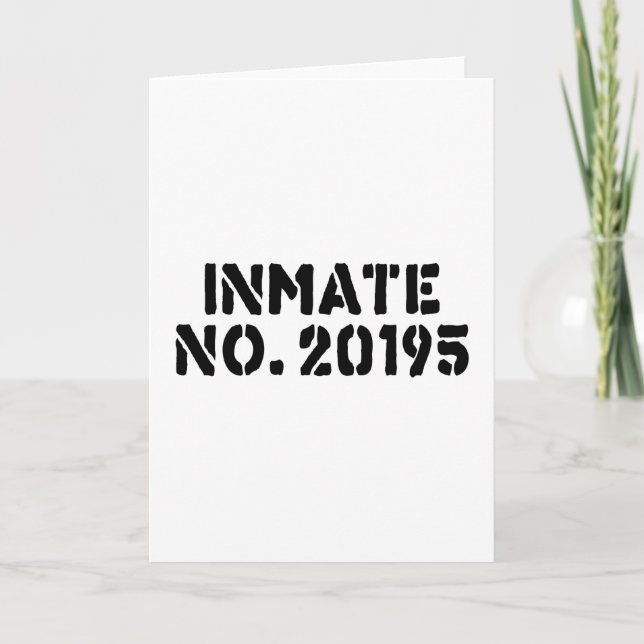 nmate No. 20195 Kort (Framsida)