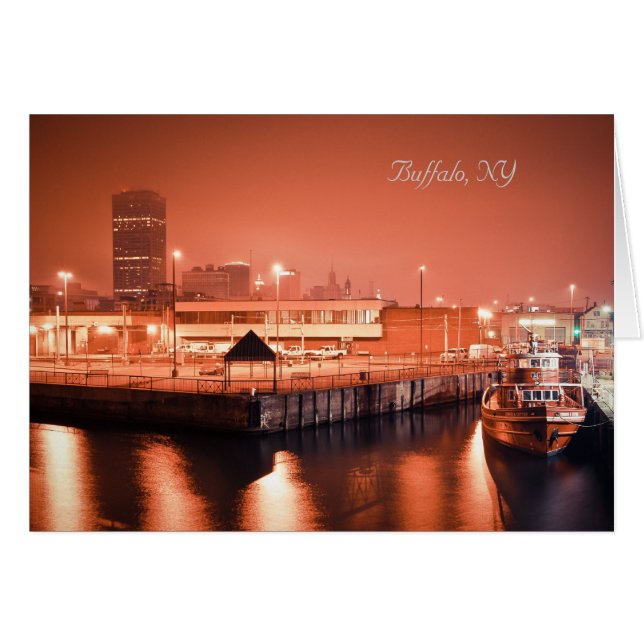NMO_7921-2, Buffalo, NY OBS Kort (Framsidan Horizontal)