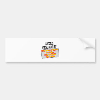 NMR-expert... mer än jobb, livsstil Bildekal