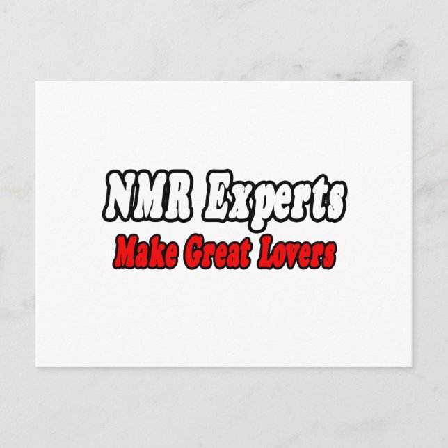 NMR-experter gör Underbara Älskare Vykort (Framsida)