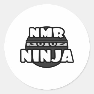 NMR. Ninja Runt Klistermärke