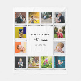 Nna Birthday Photo Collage Template White Fleecefilt