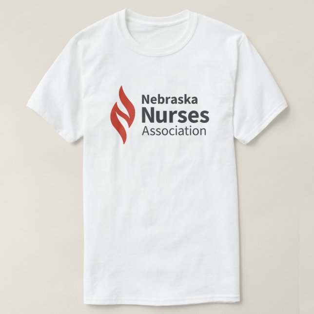 NNA Logotyp White T-Shirt (Design framsida)